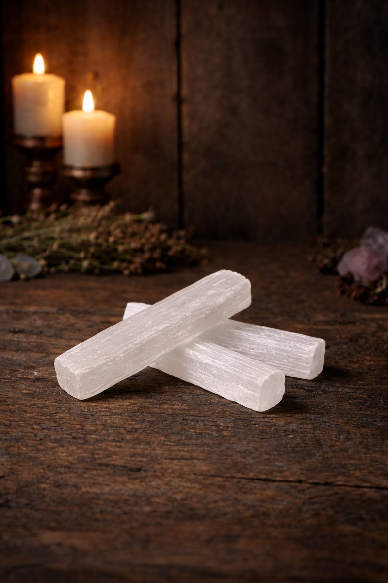 Rough Selenite Wands 3-4 inch-1