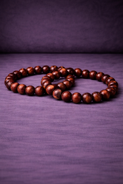 Red Tiger Eye Bead Bracelet - 8 MM-1