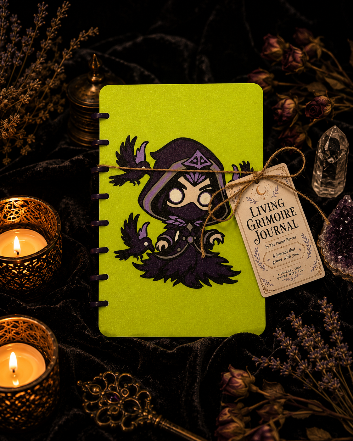 The Living Grimoire (Chibi Raven Queen)