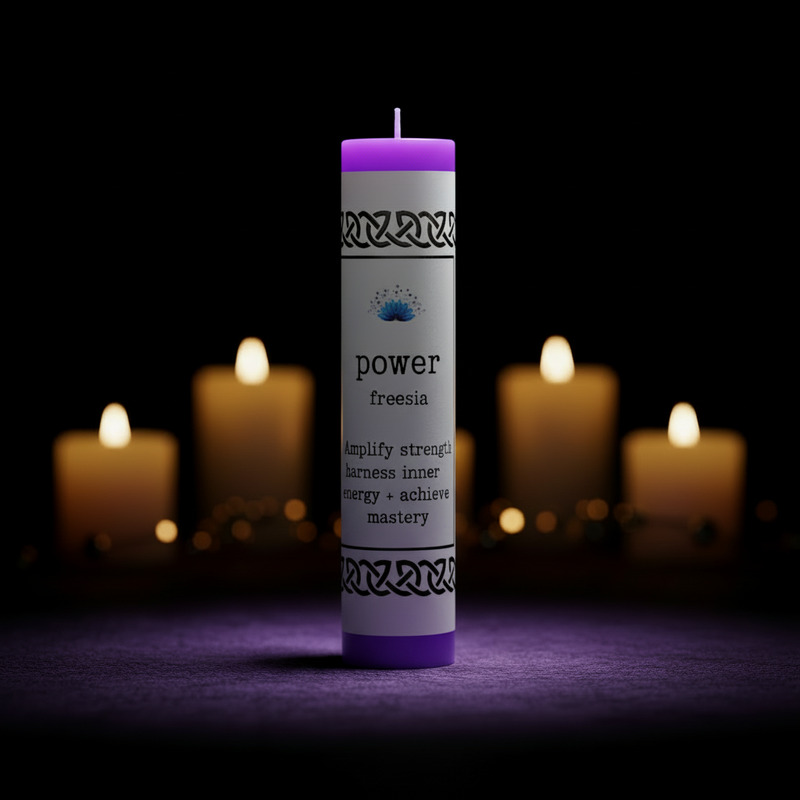 Manifestation Pillar Candle Power-1
