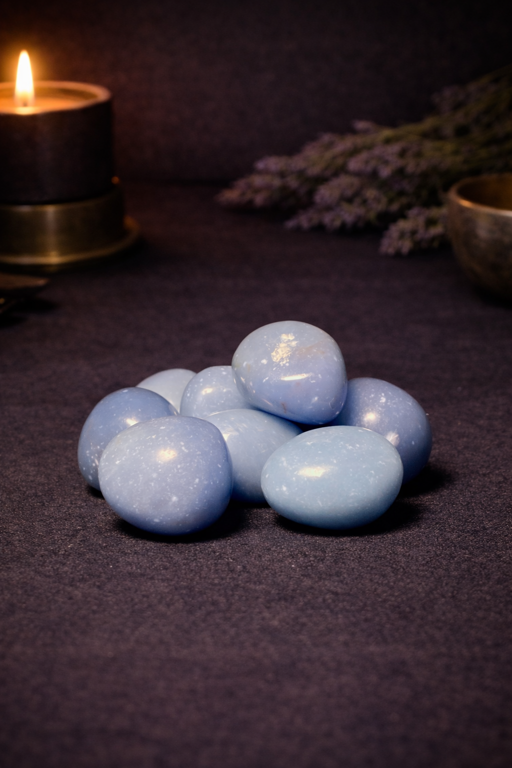 Angelite Tumbles