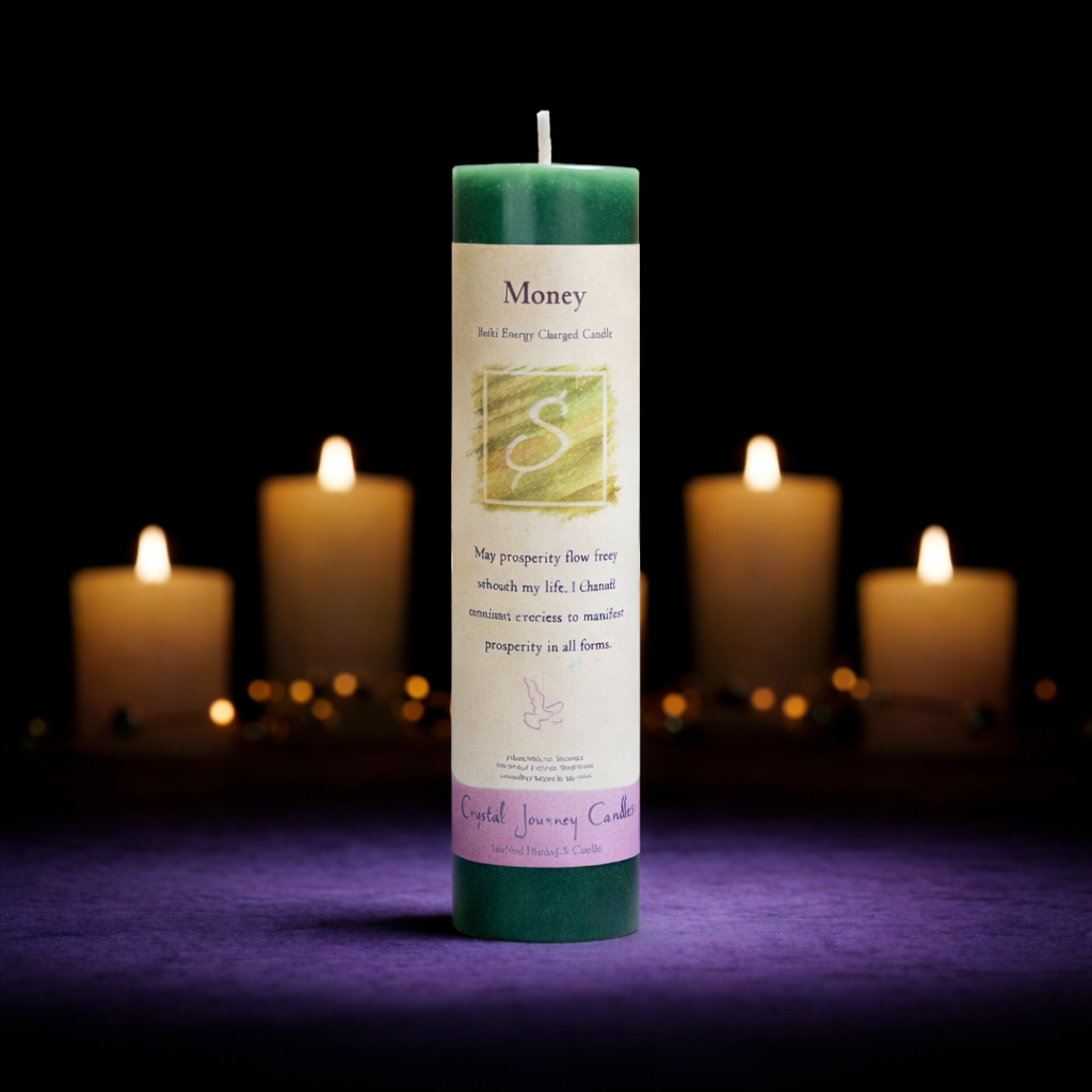 Reiki Herbal Pillar Candle Money