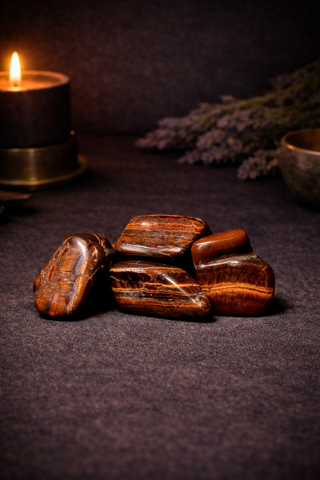 Red Tiger Eye Tumbles