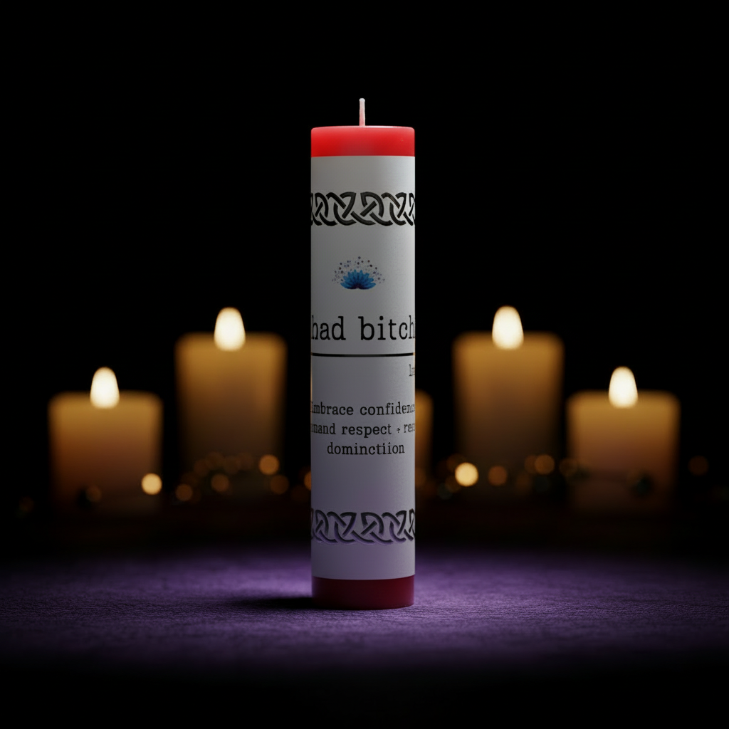 Manifestation Pillar Candle Bad Bitch
