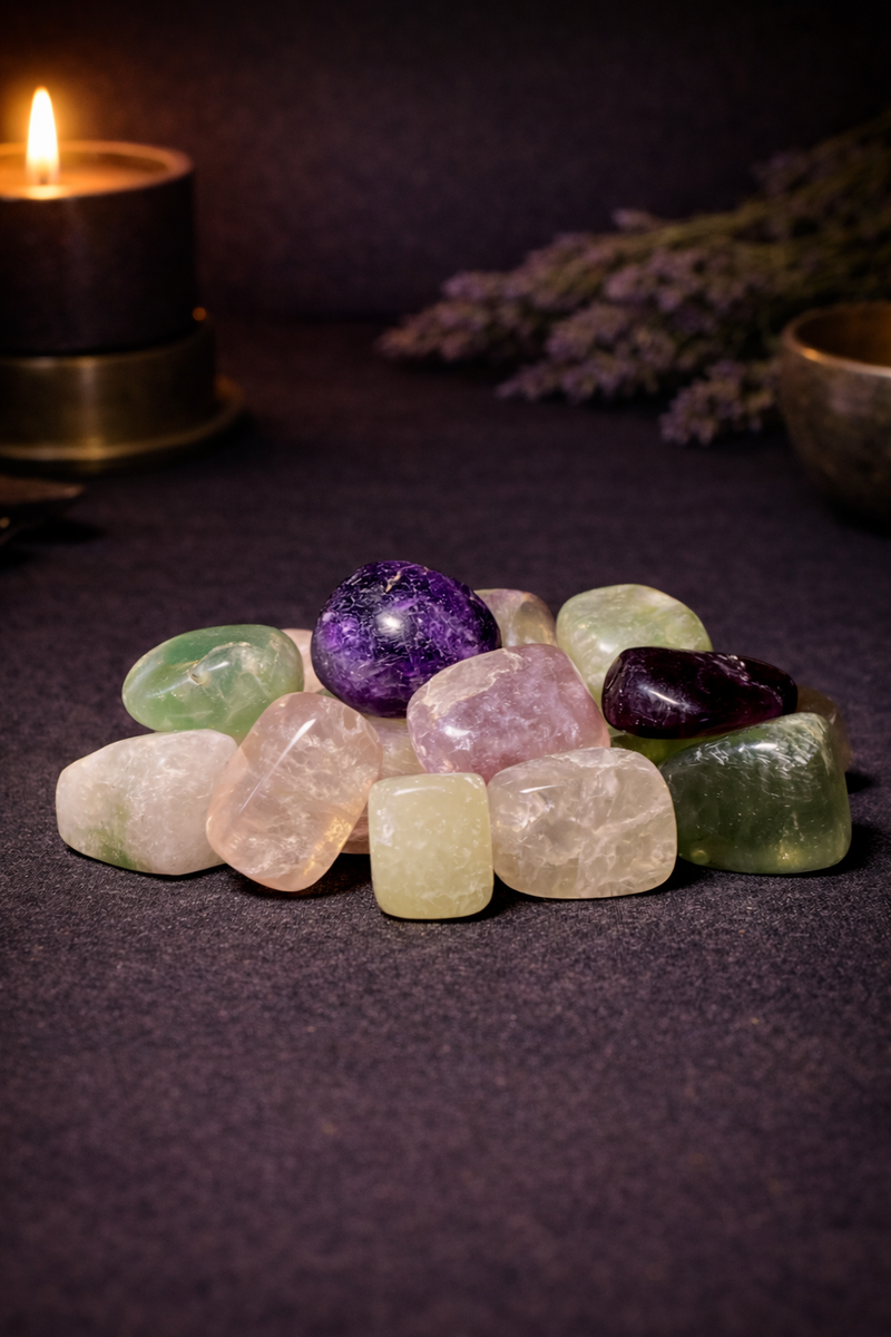 Fluorite Tumbles-1
