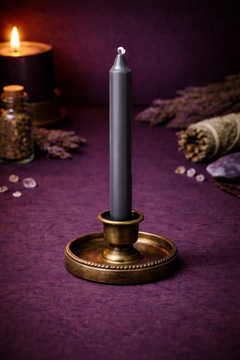 Chime Candle - 4in - Grey-1