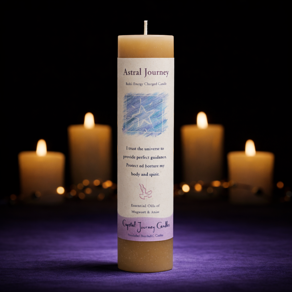 Reiki Herbal Pillar Candle Astral Journey-1