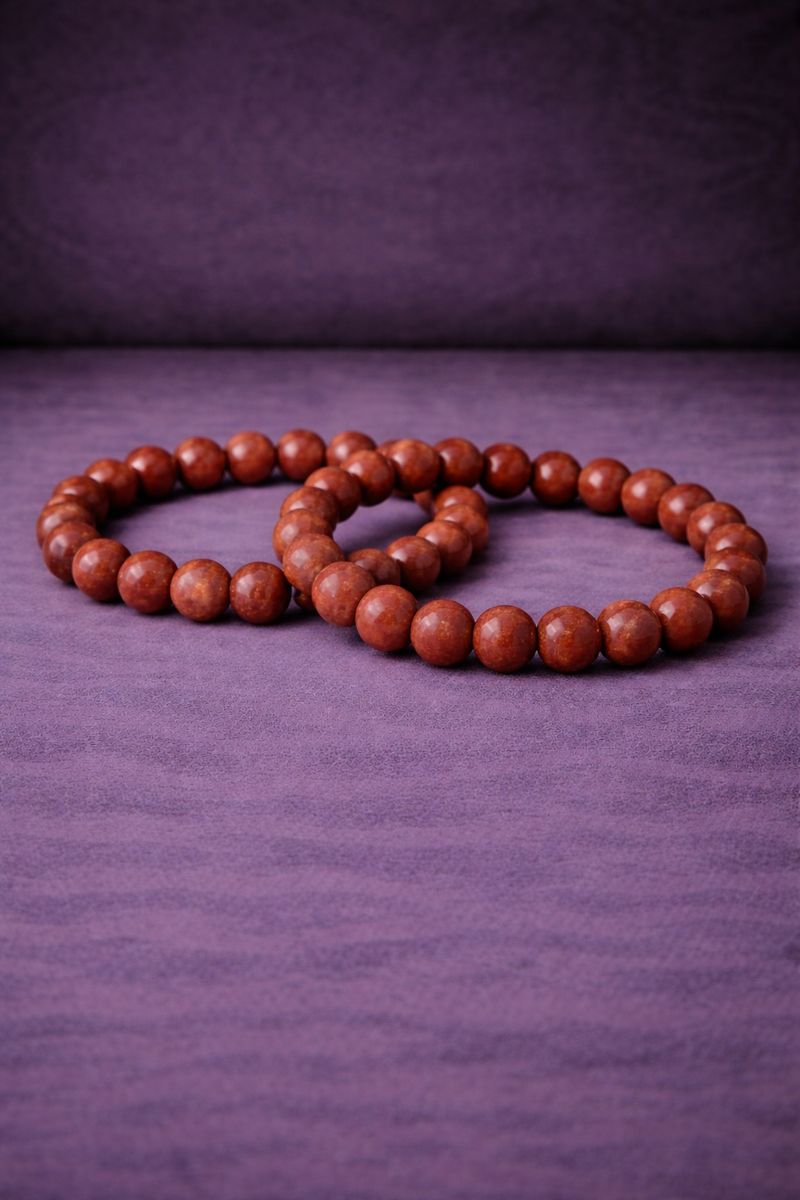 Red Jasper Bead Bracelet - 8 MM-1