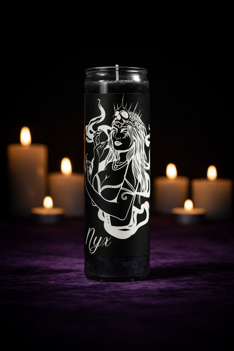 Deity 7 Day Candle - Nyx-1