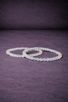 Opalite Bead Bracelet - 4 MM-1