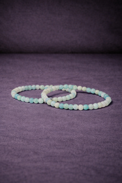Amazonite Bead Bracelet - 4 MM-1