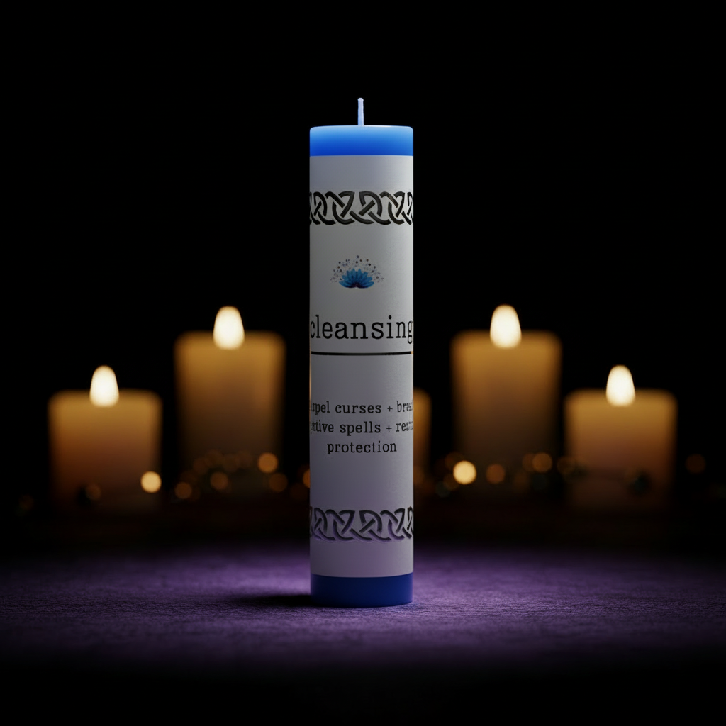 Manifestation Pillar Candle Cleansing