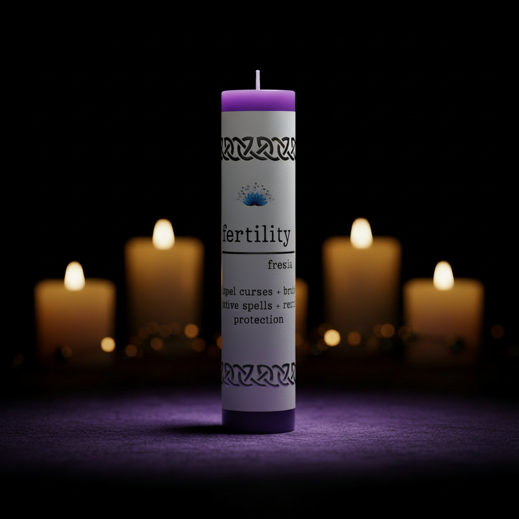 Manifestation Pillar Candle Fertility-1
