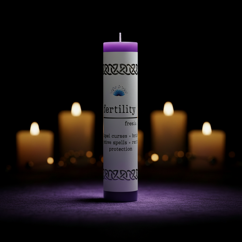 Manifestation Pillar Candle Fertility-1