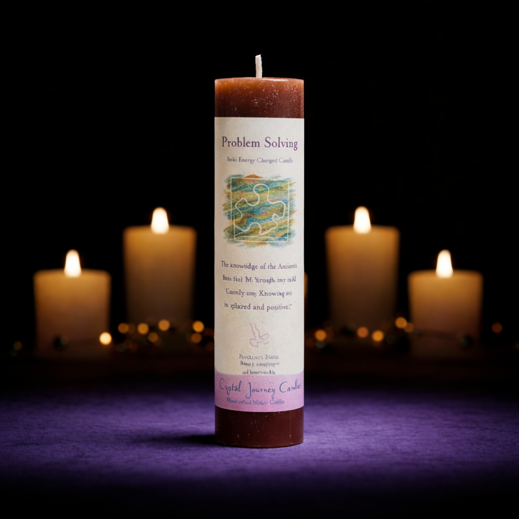 Reiki Herbal Pillar Candle Problem Solving