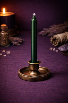 Chime Candle - 4in - Green-1