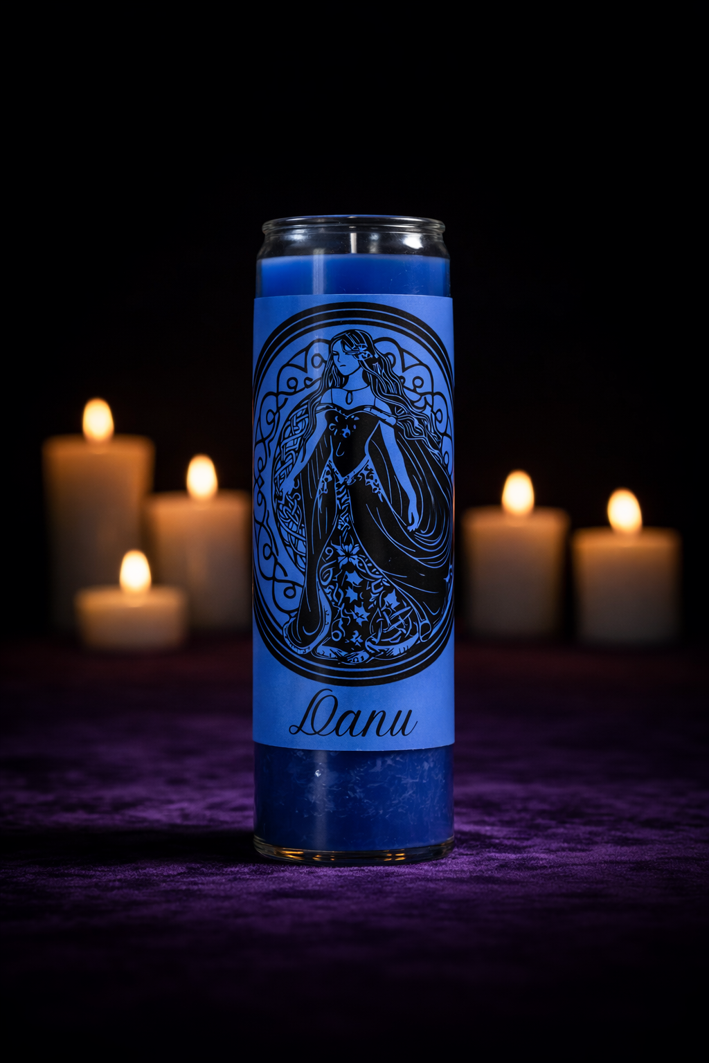 Deity 7 Day Candle - Danu-1
