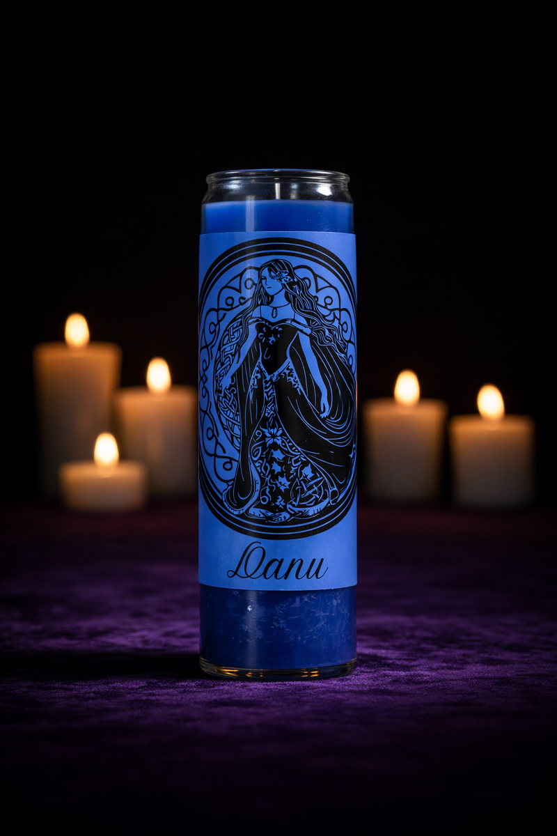 Deity 7 Day Candle - Danu-1