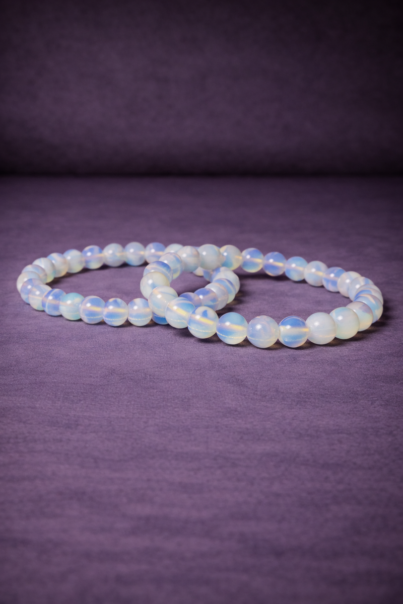 Opalite Bead Bracelet - 8 MM-1