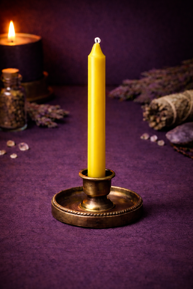 Chime Candle - 4in - Yellow-1
