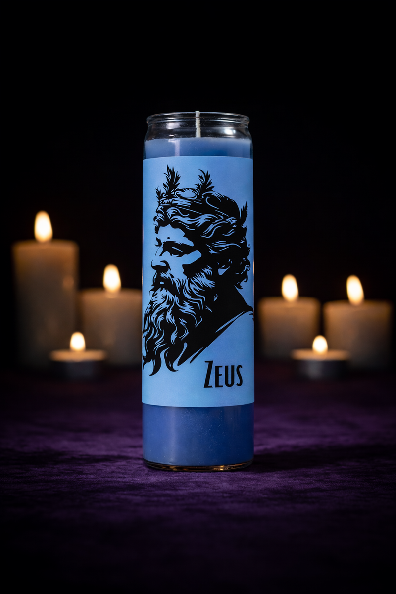 Deity 7 Day Candle - Zeus-1