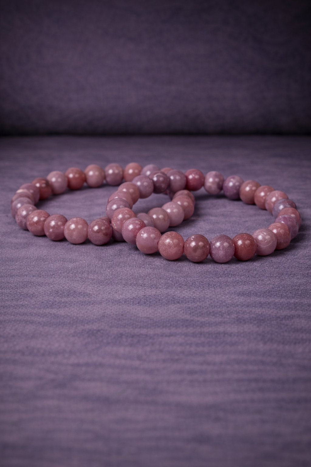 Purple Aventurine Bead Bracelet - 8 MM-1