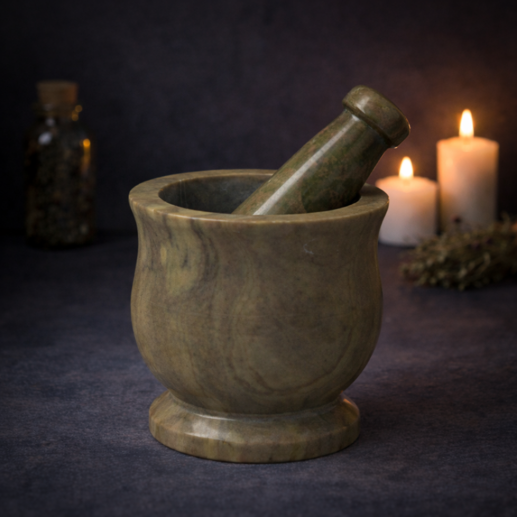 Soapstone Mortar & Pestle 3" x 3"