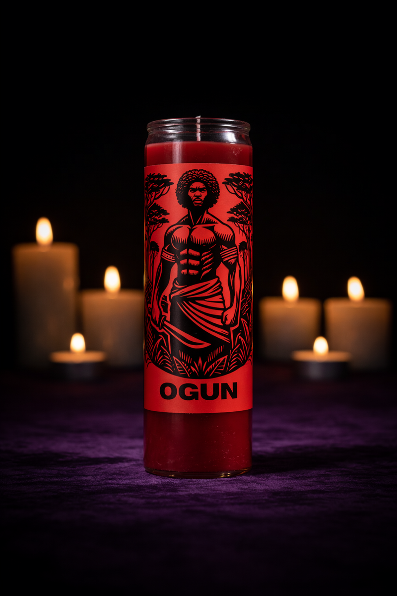 Deity 7 Day Candle - Ogun-1