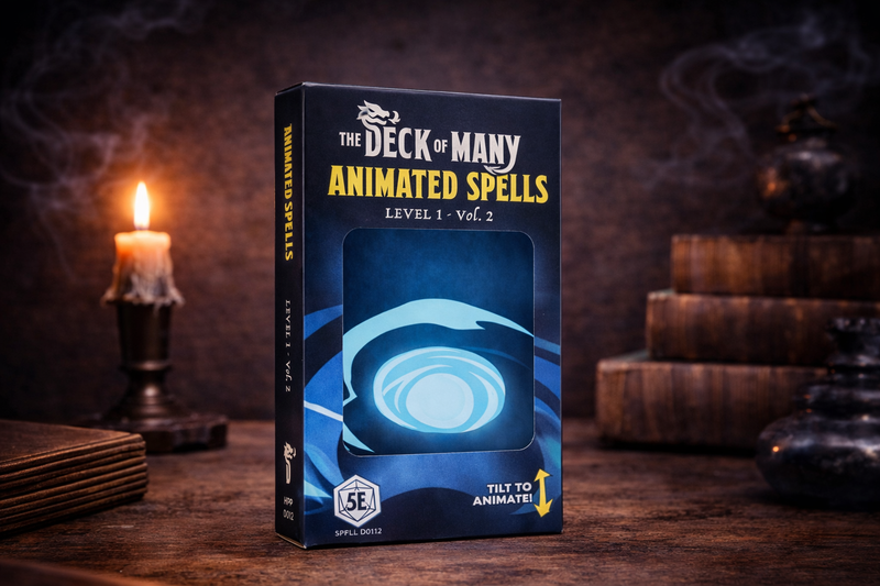 Animated Spells: Level 1, G-Z - 5e 2014 D&D (Reference Cards)-1