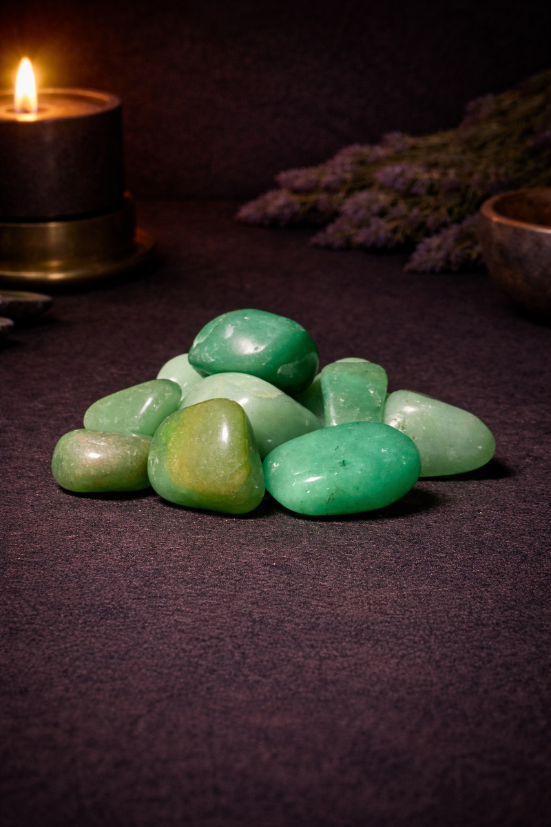 Green Aventurine Tumbles-1