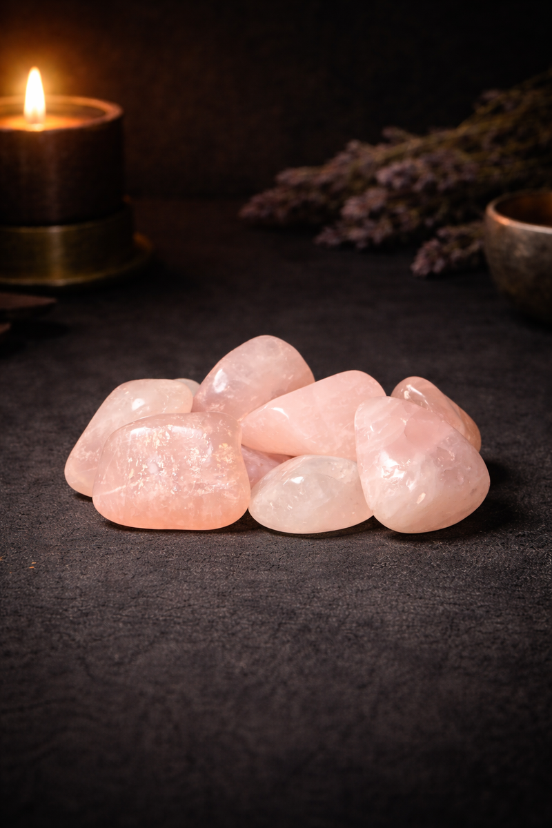 Rose Quartz Tumbles-1