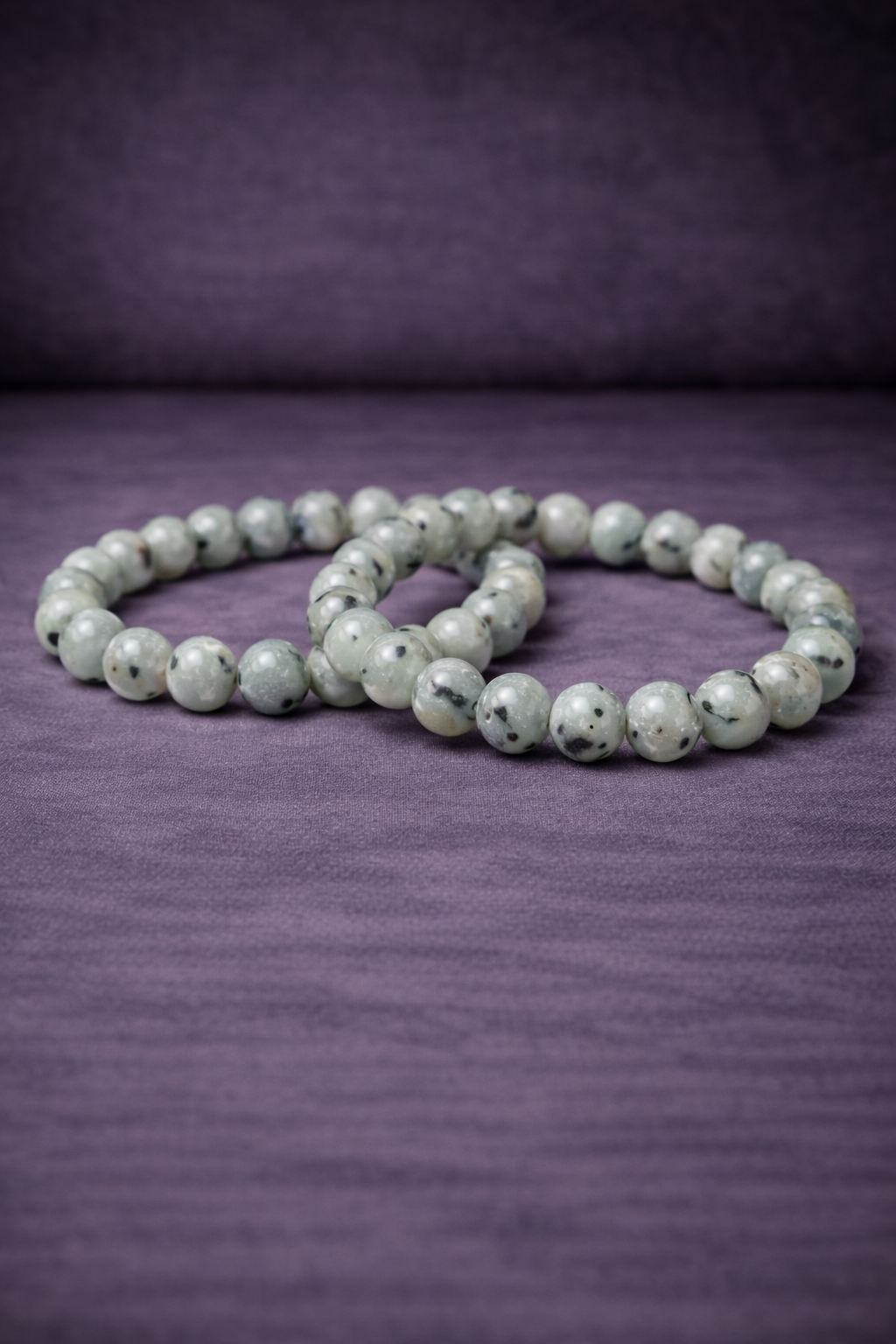 Kiwi Jasper Bead Bracelet - 8 MM-1