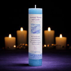 Reiki Herbal Pillar Candle Ascended Masters-1