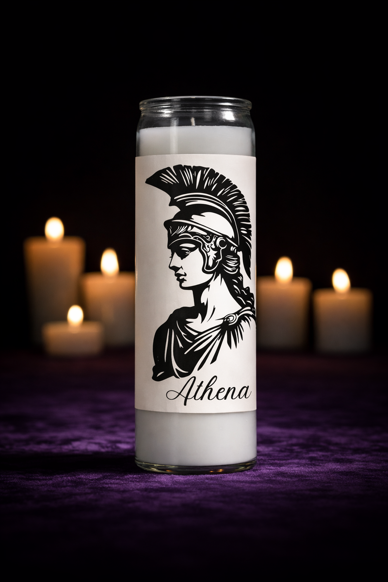 Deity 7 Day Candle - Athena-1