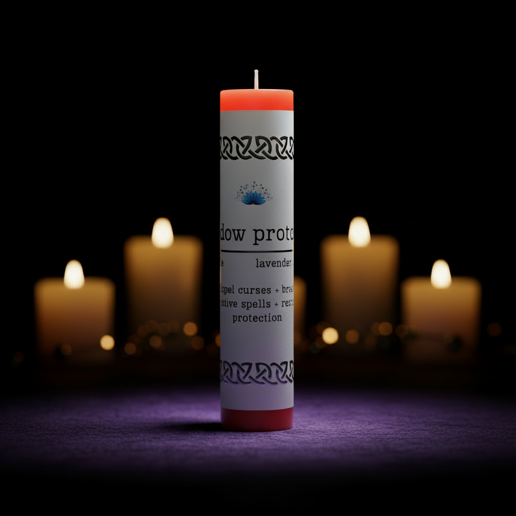 Manifestation Pillar Candle Shadow Protector-1