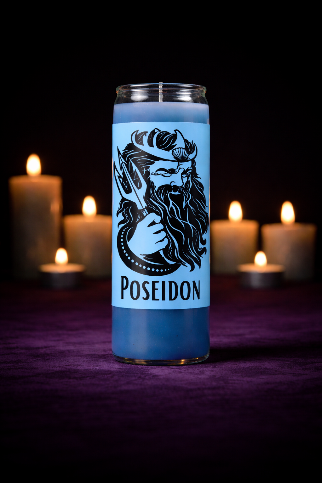 Deity 7 Day Candle - Poseidon