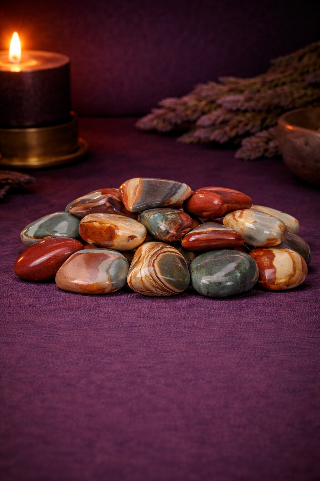 Polychrome Jasper Tumbles-1