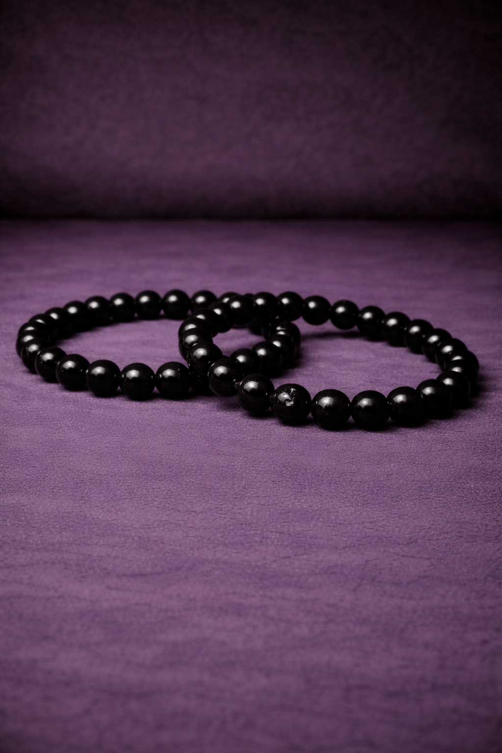 Obsidian Bead Bracelet - 8 MM