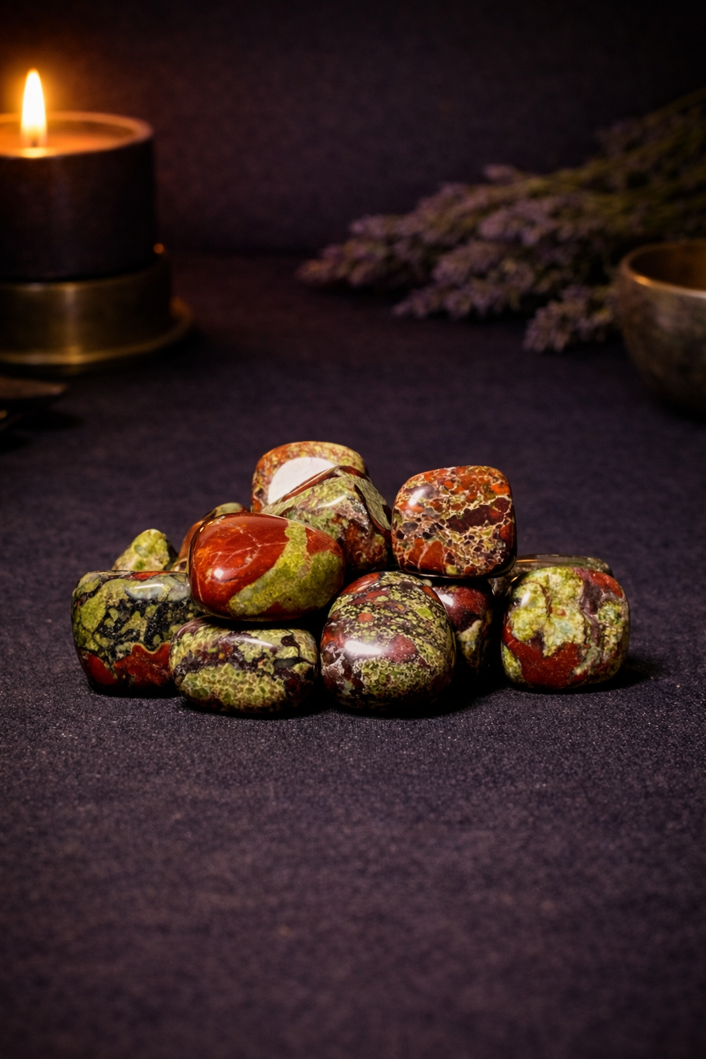 Dragons Blood Jasper Tumbles