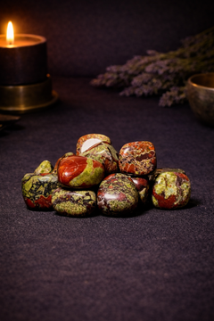 Dragons Blood Jasper Tumbles-1