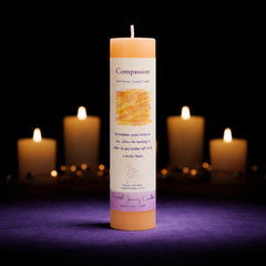 Reiki Herbal Pillar Candle Compassion-1