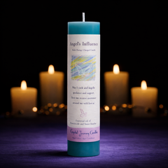 Reiki Herbal Pillar Candle Angels Influence-1