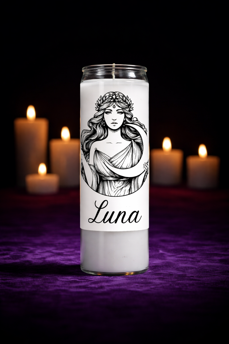 Deity 7 Day Candle - Luna-1