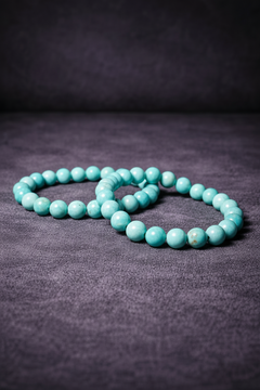 Amazonite Bead Bracelet - 8 MM-1