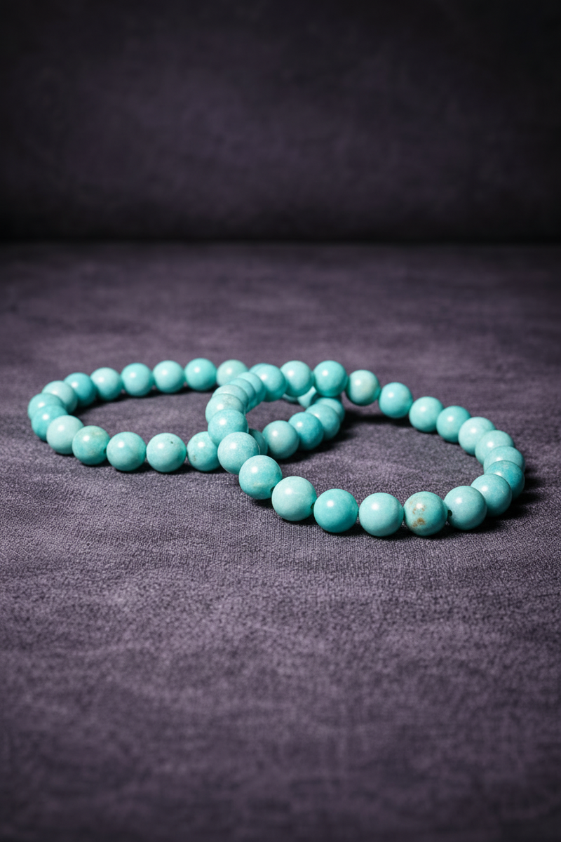 Amazonite Bead Bracelet - 8 MM-1