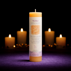 Reiki Herbal Pillar Candle Mother-1