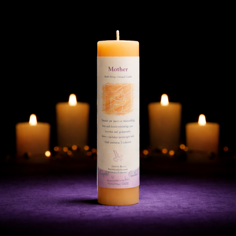 Reiki Herbal Pillar Candle Mother-1