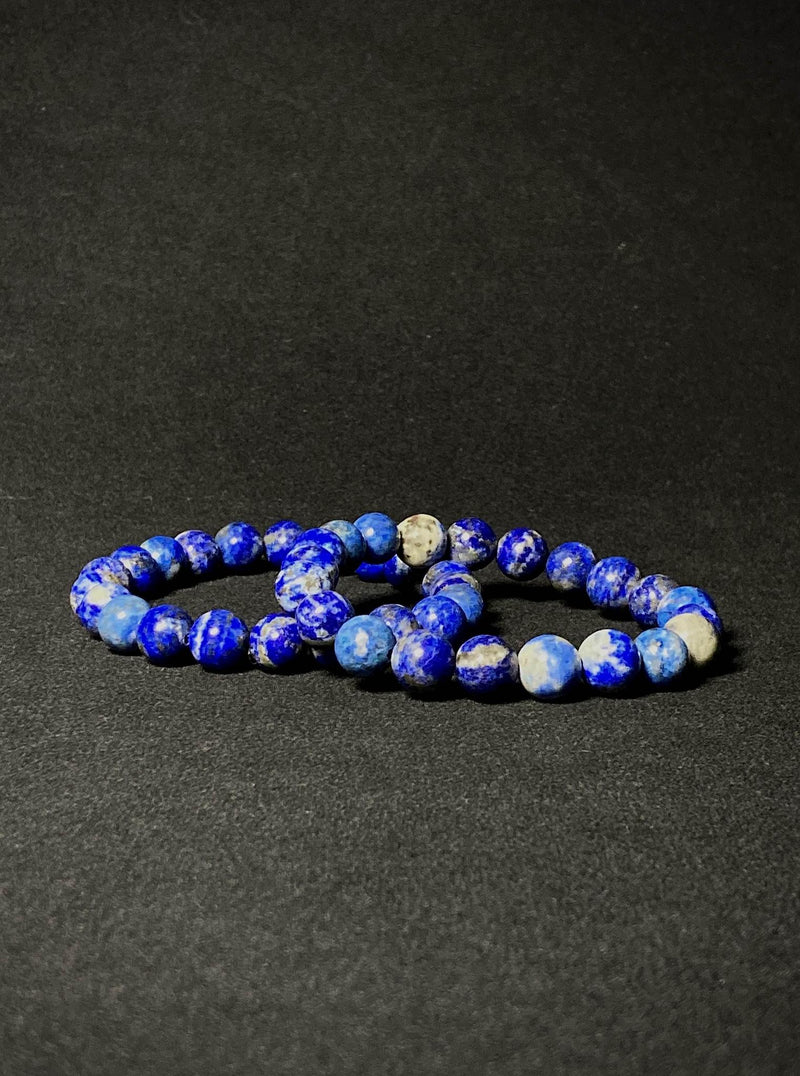 Lapis Lazuli Bead Bracelet- 8 MM-1
