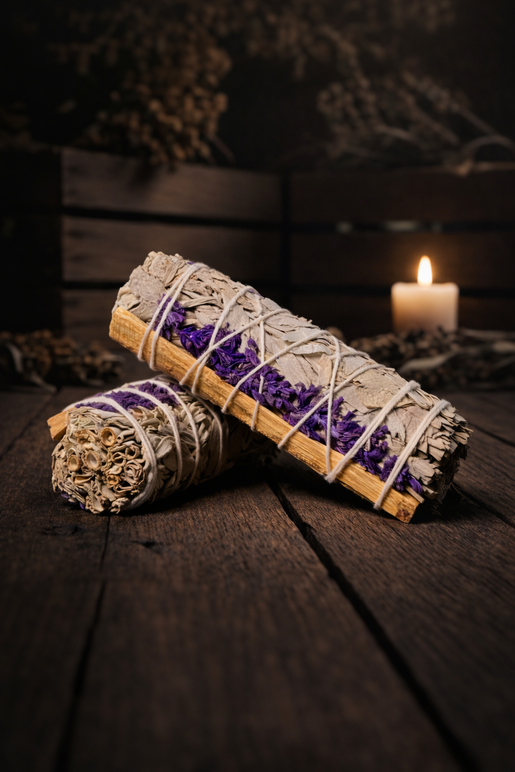 White Sage, Palo, Lavender 4 inch