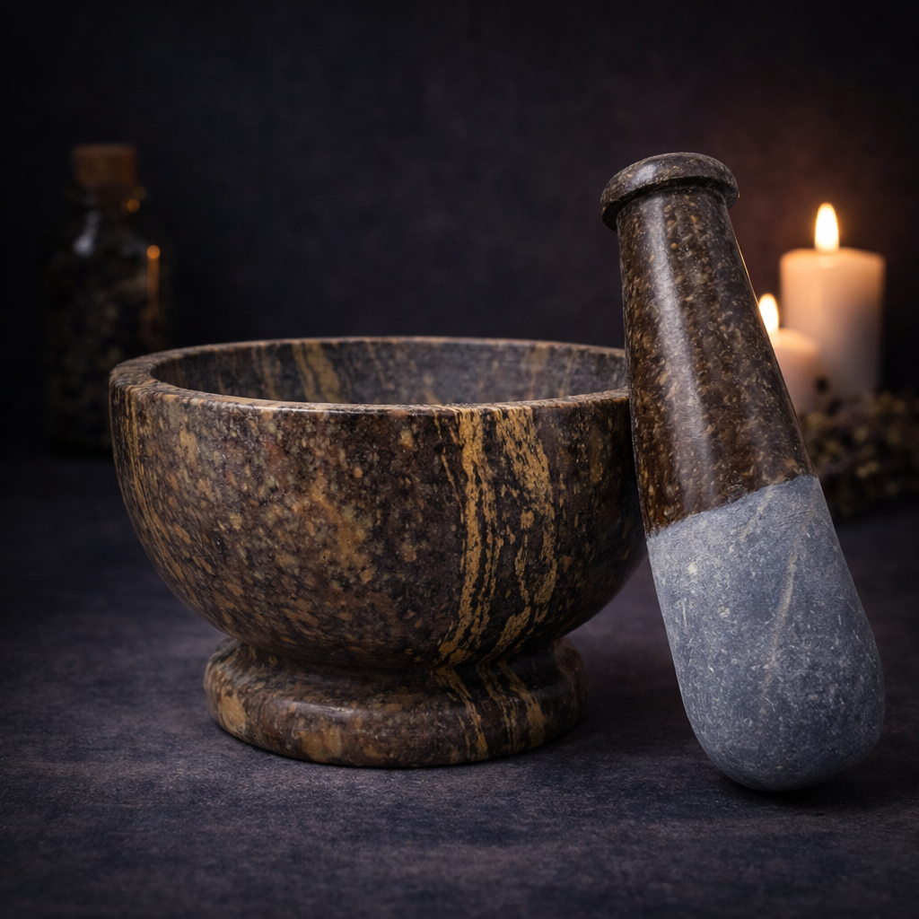 Soapstone Mortar & Pestle 4" x 3"